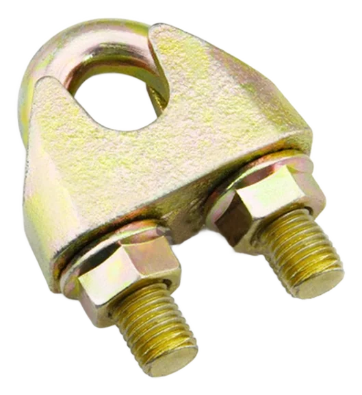 DIN 1142 Wire Rope Clips Yellow Galvanized