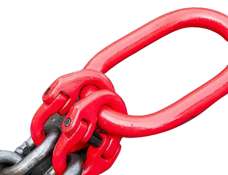 G80 Forged Two Legs Chain Sling with Shackle and Ring