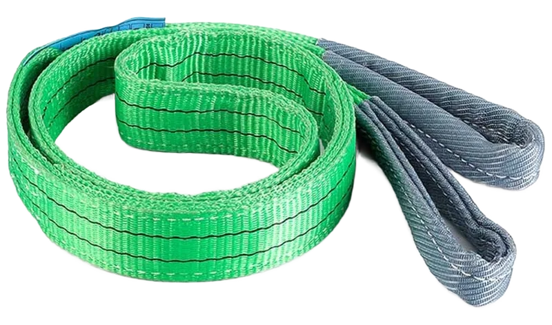 Green Polyester Webbing Slings