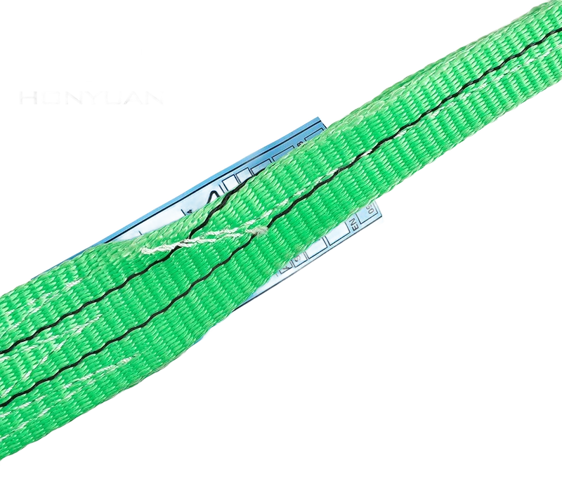 Green Polyester Webbing Slings