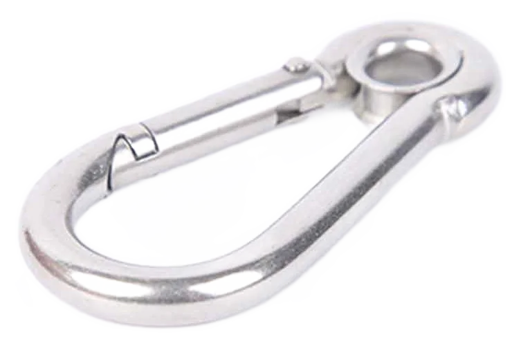 Snap hook with eyelet